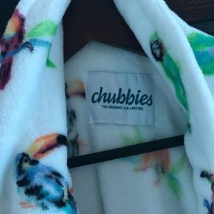 NWOT Chubbies Tropical Vacay Bathrobe